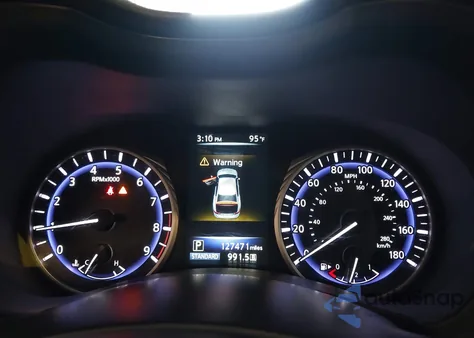 2015 Infiniti Q50 Sport z USA, uszkodzony, nr VIN JN1BV7AR4FM412362